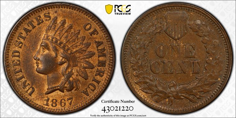 Cert 43021220 - Coin Image