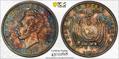 1890 TF Sucre Lima AU55