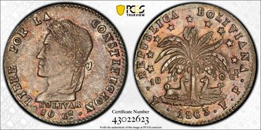 1863-PTS FP Sol Large Stars, Large Head MS63
