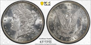 1879 $1 MS64