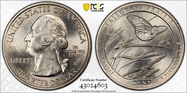 2020-W 25C Tallgrass Prairie NP V75 MS64