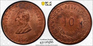 1915 10C KM-726 MS63RB