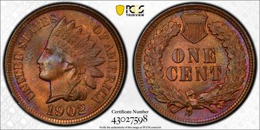 1902 1C MS66BN