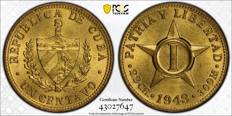 Cert 43027647 - Coin Image