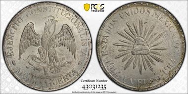 1914 Peso KM-622 MS64