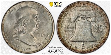 1951 50C MS66FBL