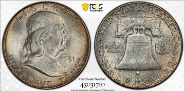 1951 50C MS66FBL