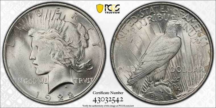 Cert 43032542 - Coin Image