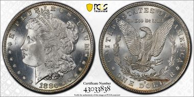 1880-S $1 MS64