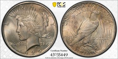 1925 $1 MS65