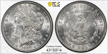 1888 $1 MS63