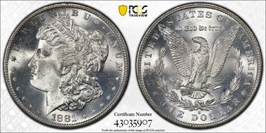 1881-S $1 MS66