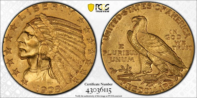 Cert 43036115 - Coin Image