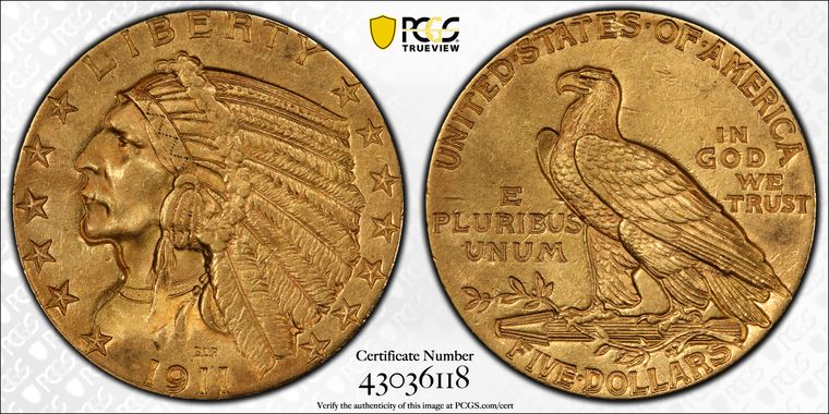 Cert 43036118 - Coin Image