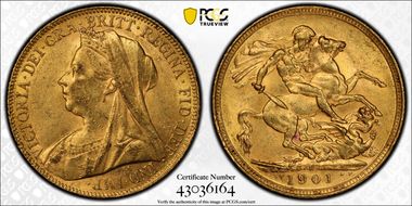 1901-P Sov S-3876 MS62