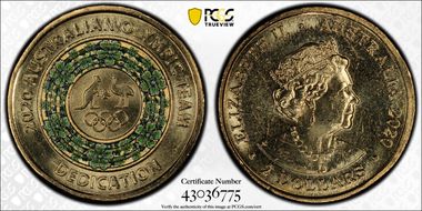 2020 $2 Olympic Team - Dedication MS67