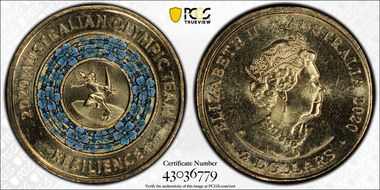 2020 $2 Olympic Team - Resilience MS67