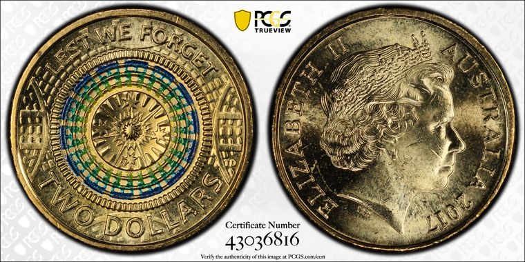 Cert 43036816 - Coin Image