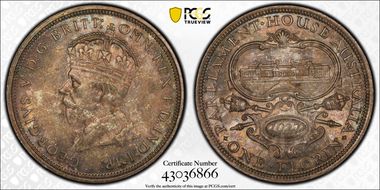 1927(m) Florin Canberra  KM-31 MS65