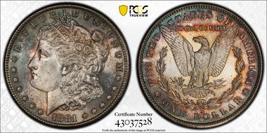 1881-S $1 MS62