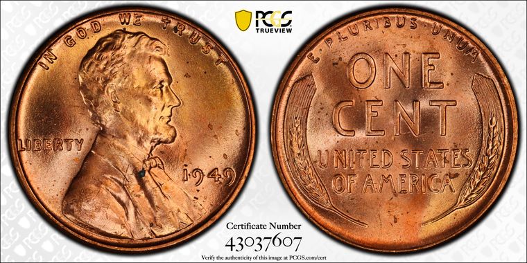 Cert 43037607 - Coin Image