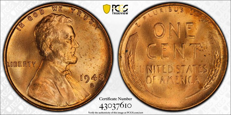 Cert 43037610 - Coin Image