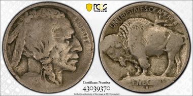 1913-S 5C T-1, 2 Feathers, FS-401 G4