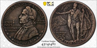 1928 50C Hawaiian VF35