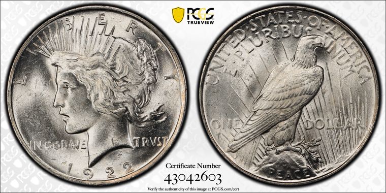 Cert 43042603 - Coin Image