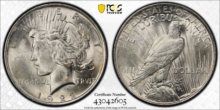 Cert 43042605 - Coin Image