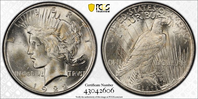 Cert 43042606 - Coin Image