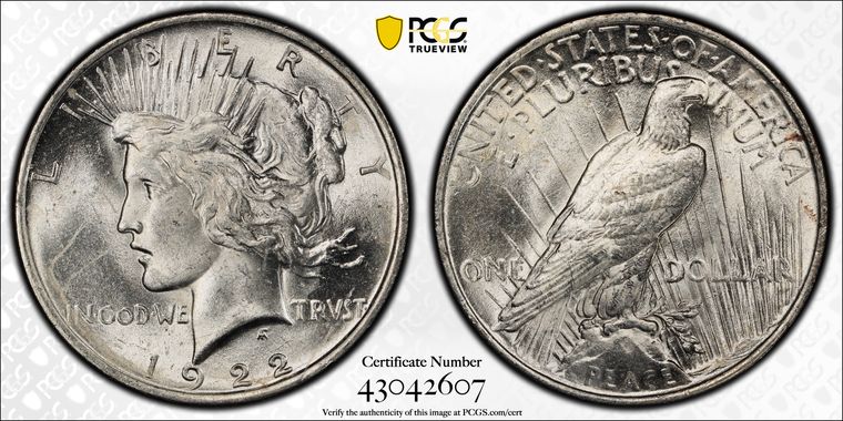 Cert 43042607 - Coin Image