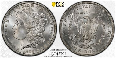 1899-O $1 MS67+