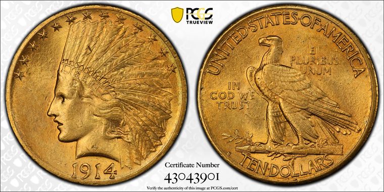 Cert 43043901 - Coin Image