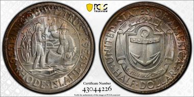 1936 50C Rhode Island MS67+
