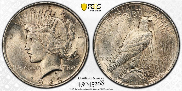 Cert 43045268 - Coin Image