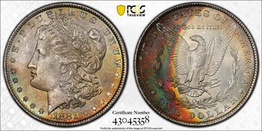 1881 $1 MS64