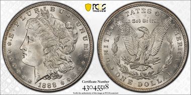 1888 $1 MS65