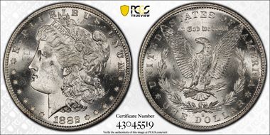 1882-S $1 MS63