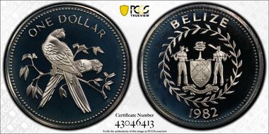 1982-FM $1 KM-88 Copper-Nickel PR68DCAM