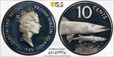 1985-FM 10C Silver PR68DCAM