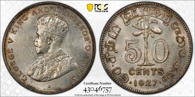 1927 50C MS61