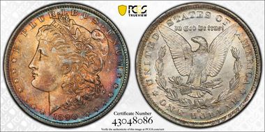 1890-O $1 MS65+