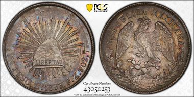 1899-Zs FZ Peso KM-409.3 MS63