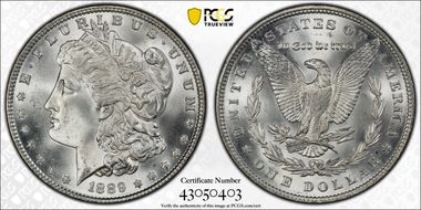 1889 $1 MS66
