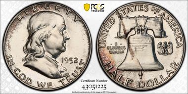 1952 50C PR65