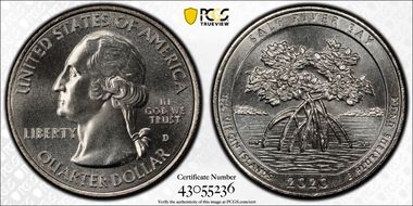 2020-D 25C Salt River Bay NP MS67