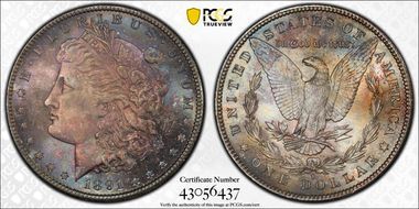 1891-S $1 MS66
