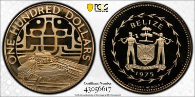 1975-FM $100 United Nations KM-51 First Strike PR68DCAM