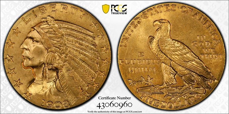 Cert 43060960 - Coin Image